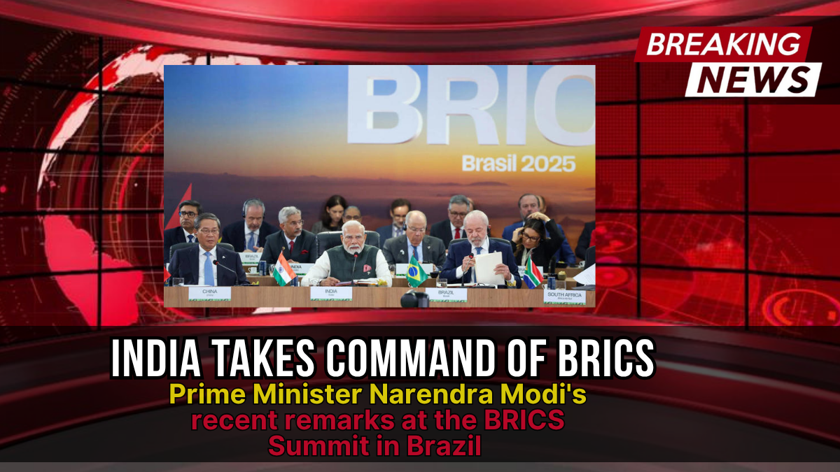 India Takes Command of BRICS: What Modi's Vision Means for Global Cooperation